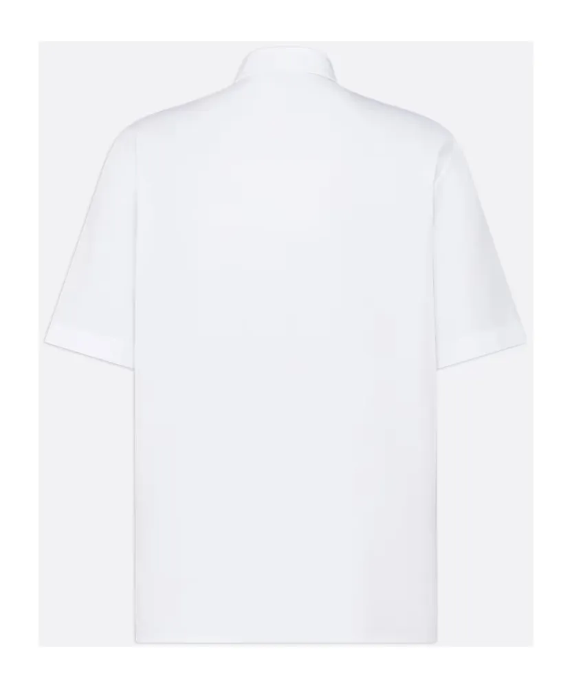 Cd Heart Embroidered Short-Sleeved Shirt