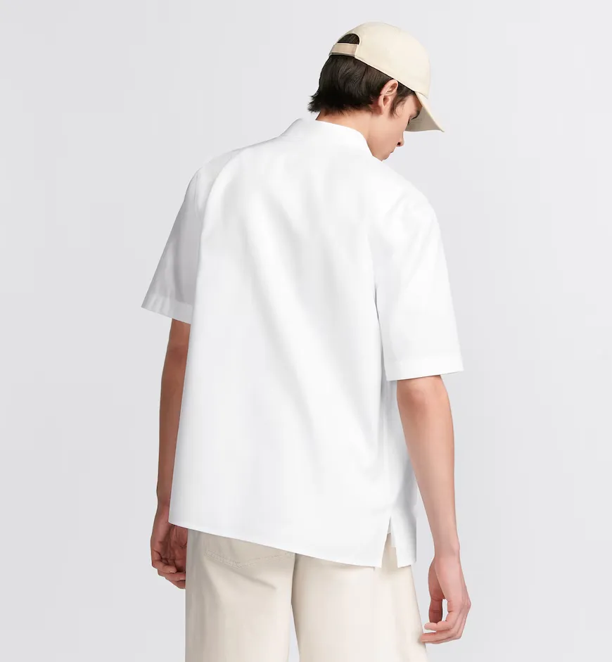 Cd Heart Embroidered Short-Sleeved Shirt