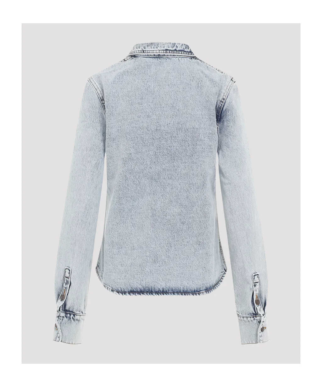Magda Butrym Fitted Denim Shirt