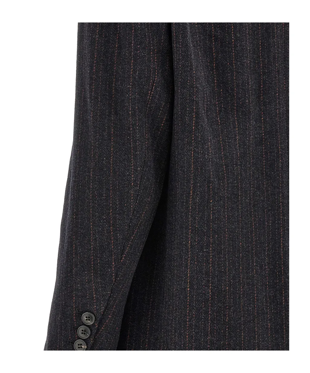 Isabel Marant ÉToile Lexana Double-Breasted Pinstripe Coat