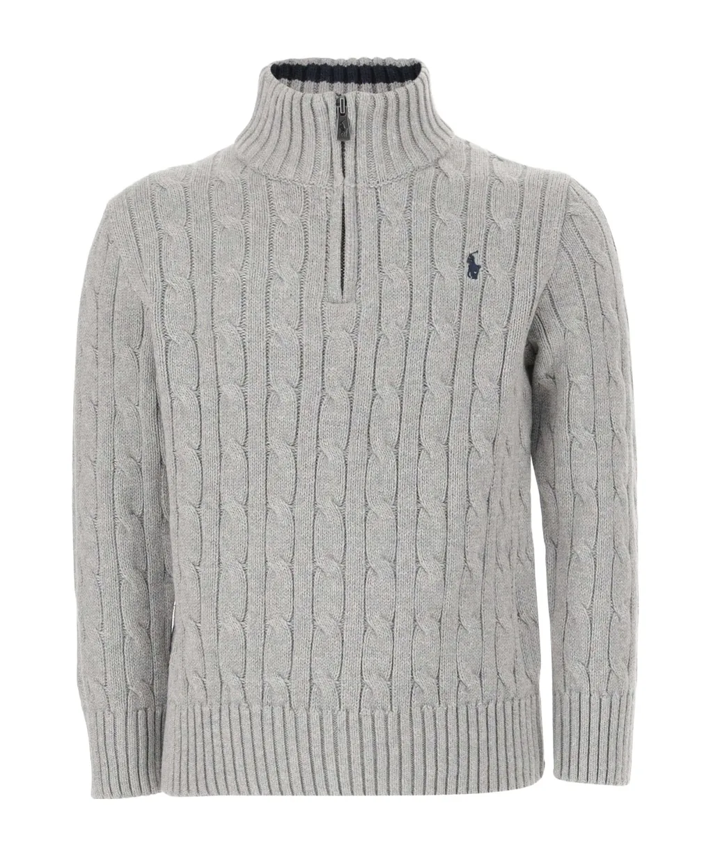 Polo Ralph Lauren Kids Logo Embroidered Turtleneck Jumper
