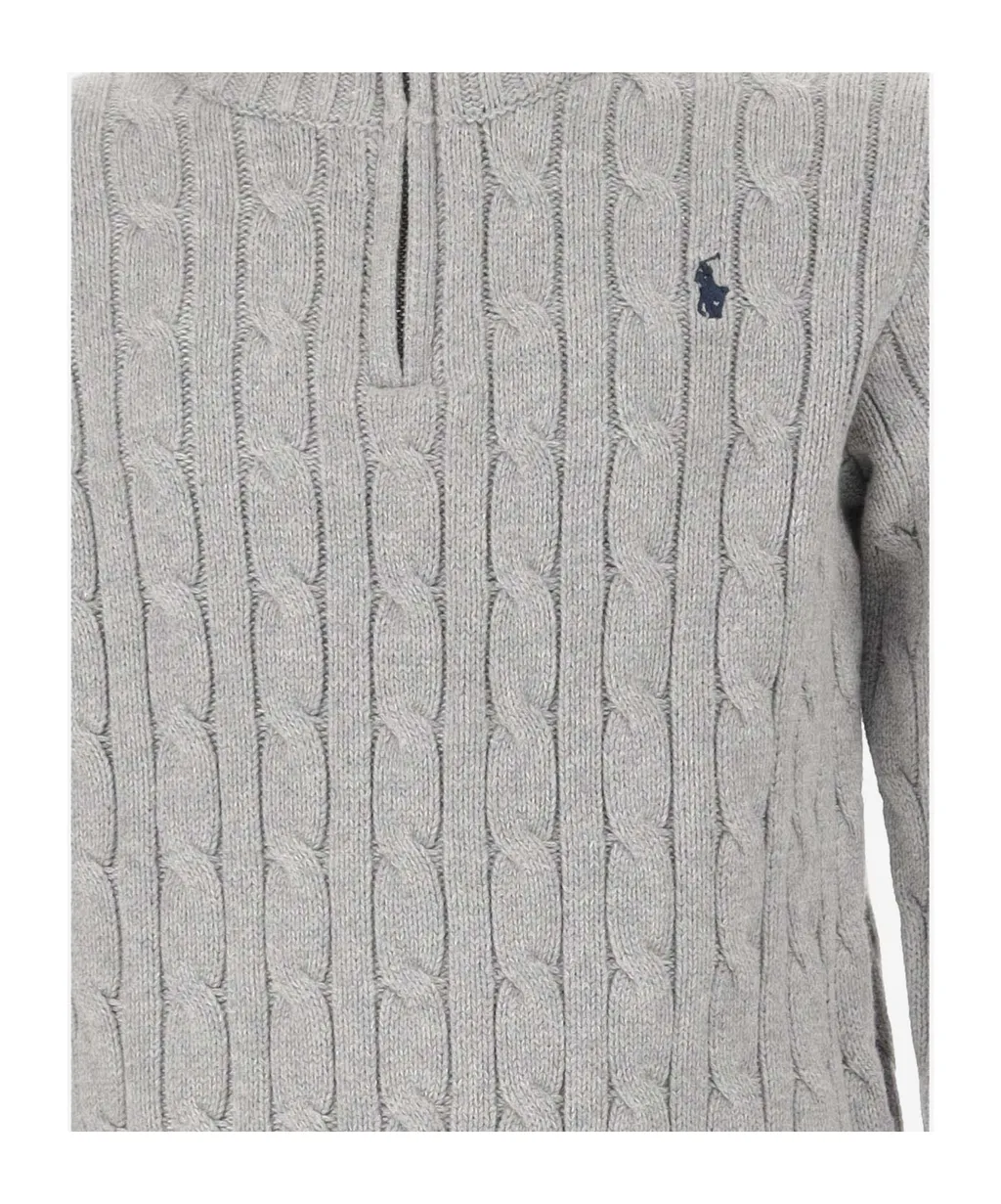 Polo Ralph Lauren Kids Logo Embroidered Turtleneck Jumper
