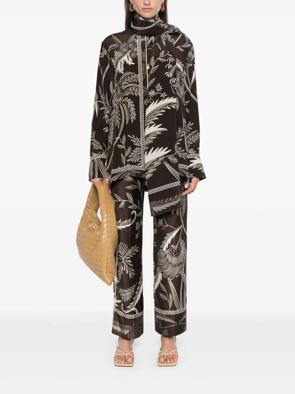 Botanical-Print Shirt