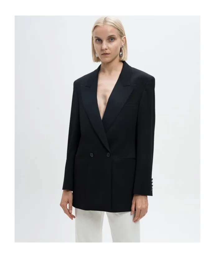 Long-Sleeved Suit Coat