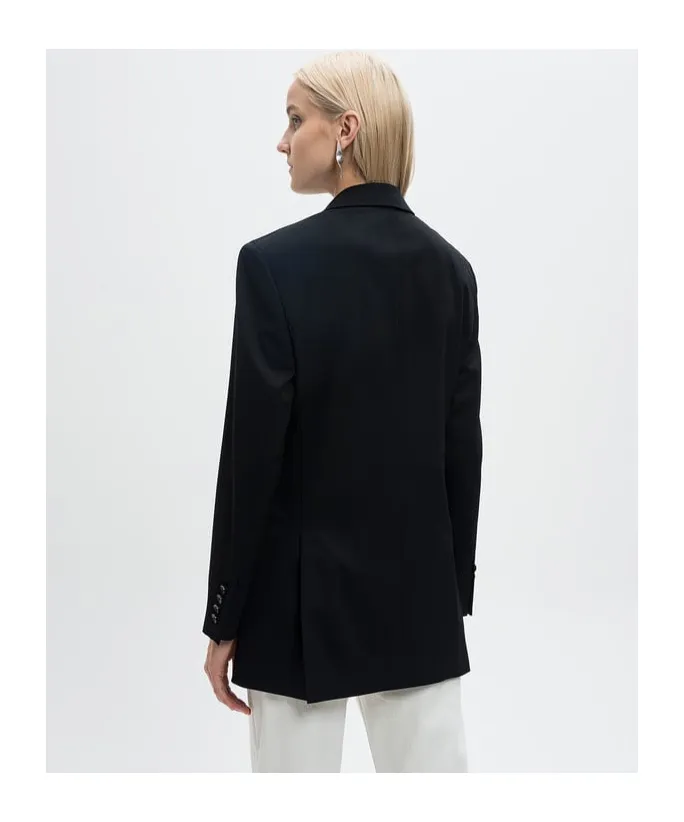 Long-Sleeved Suit Coat
