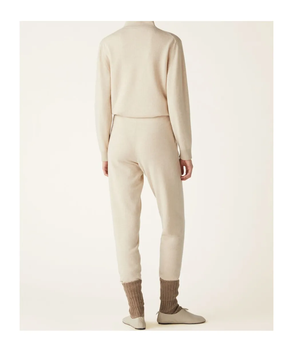 Drawcord Cashmere Sweatpants