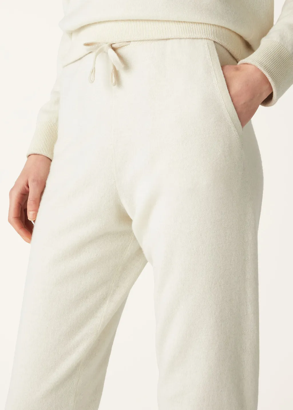 Drawcord Cashmere Sweatpants