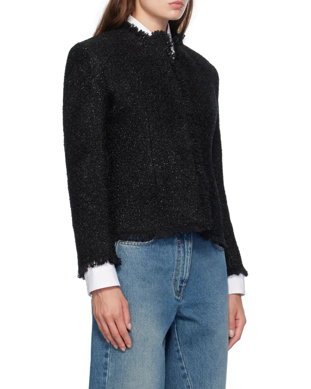 Jacket In Tweed And Lurex
