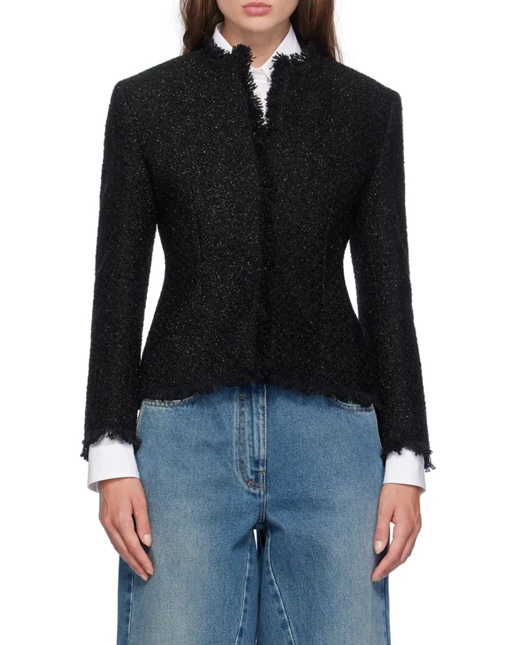 Jacket In Tweed And Lurex