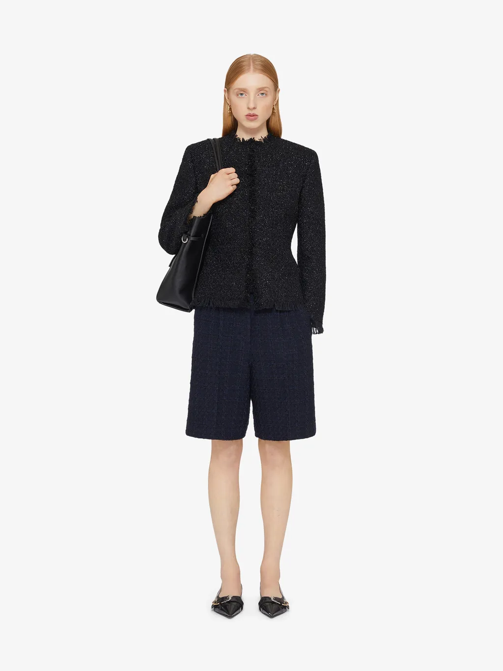 Jacket In Tweed And Lurex