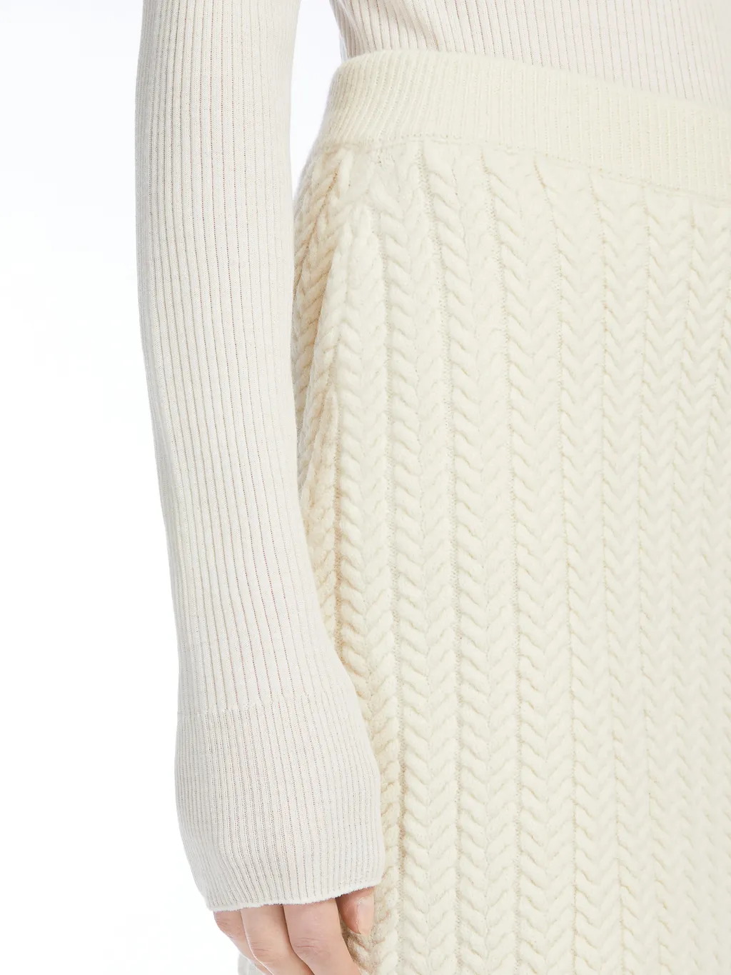 Sportmax High Waist Knitted Skirt