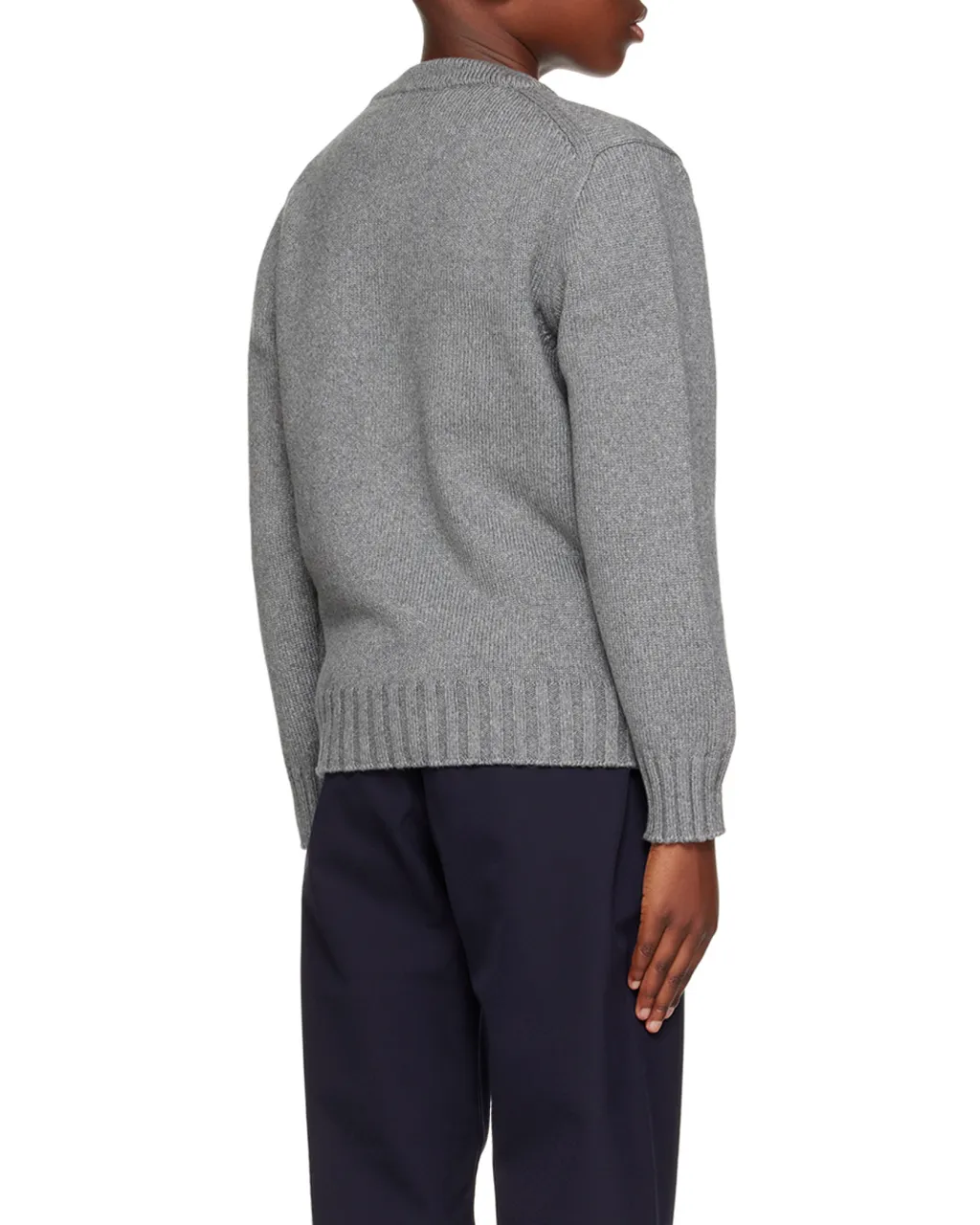 Stone Island Junior Logo Patch Crewneck Jumper
