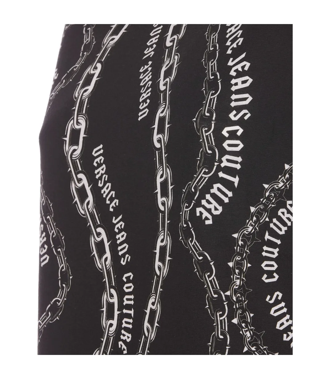 Versace Jeans Couture Chain Couture Printed Crewneck T-Shirt