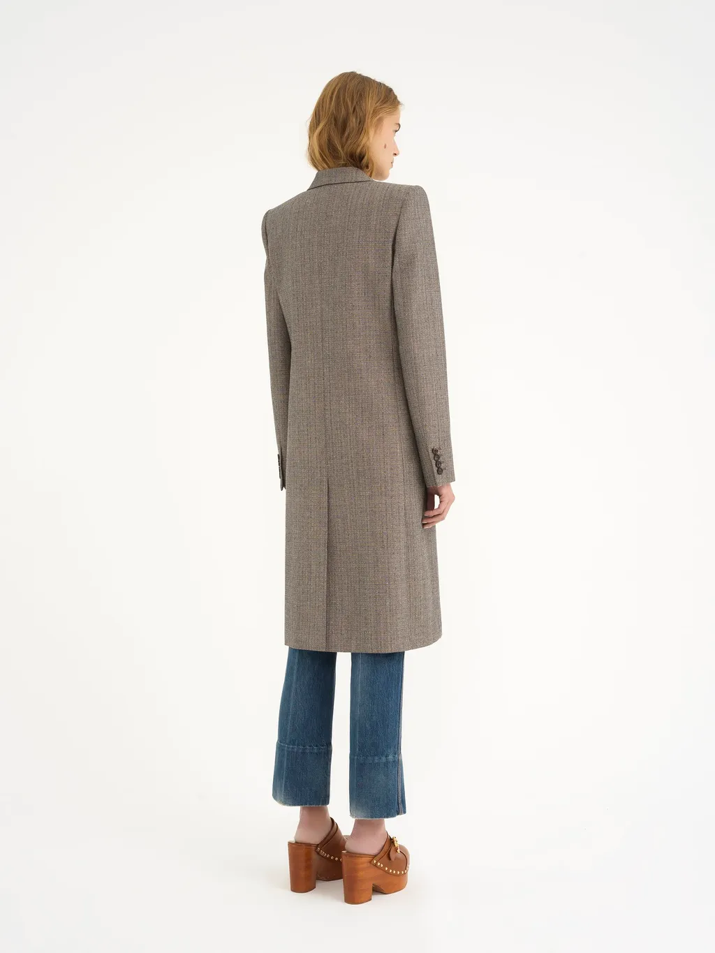 Wool Double-Breasted Coat