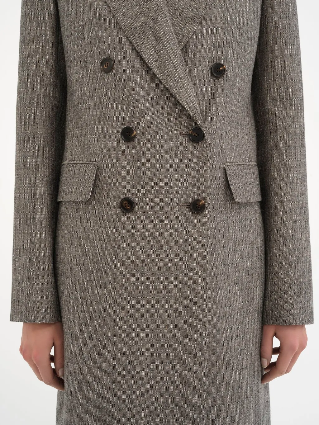 Wool Double-Breasted Coat