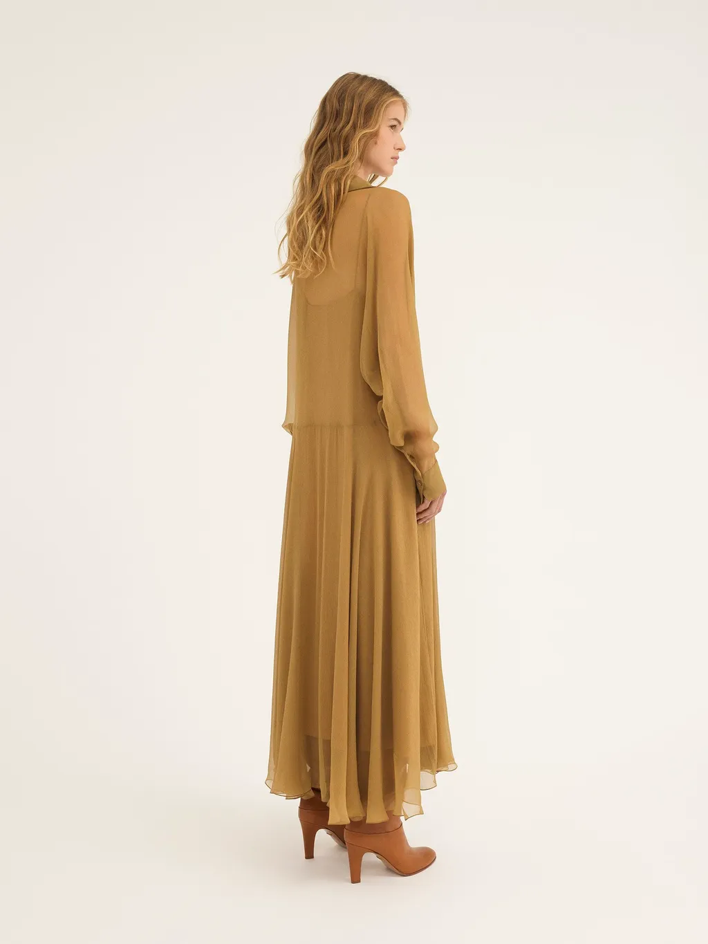 Tulle Long Shirt Skirt