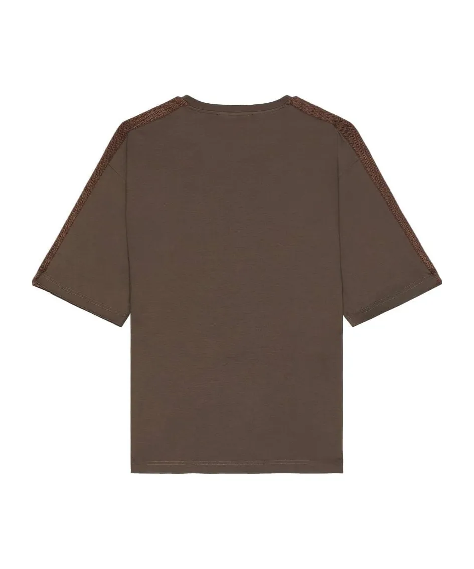 Lanvin Logo Embroidered Crewneck T-Shirt