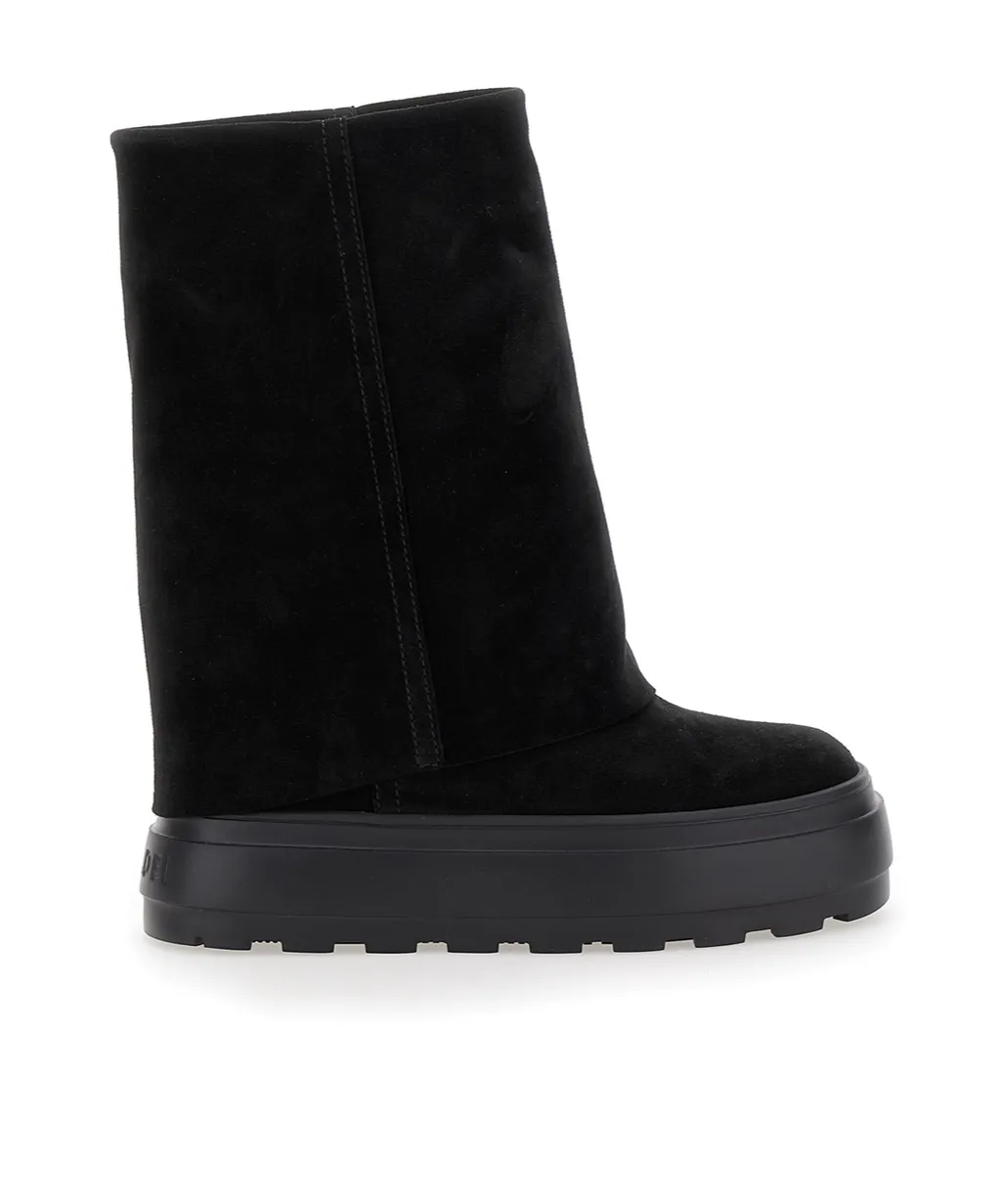 Layered Platform Boots