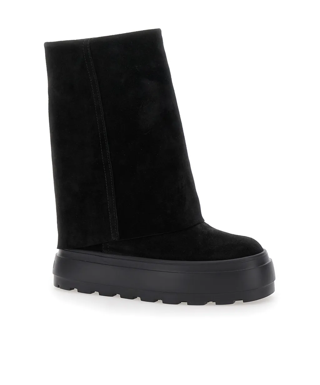 Layered Platform Boots