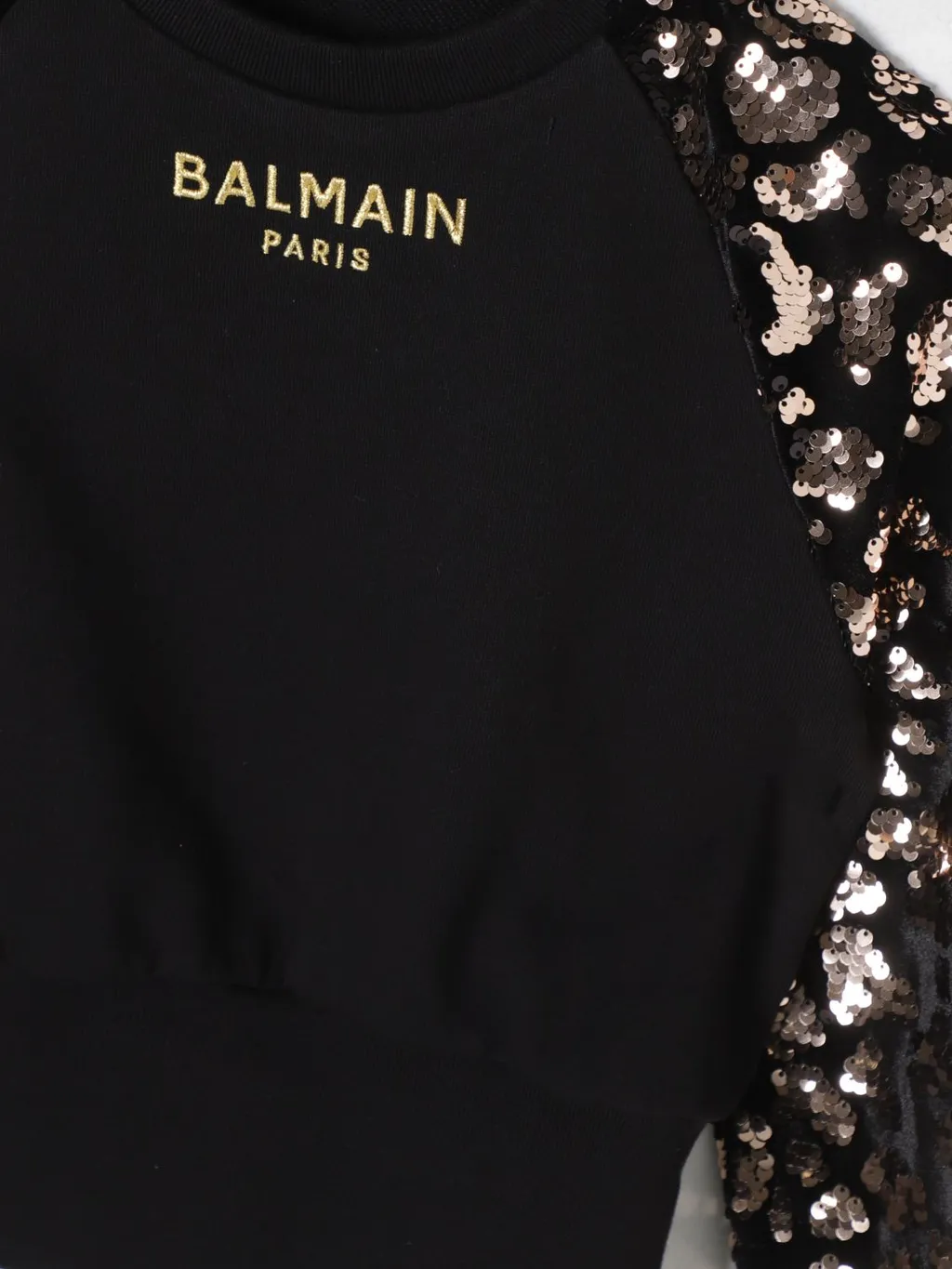 Sequin-Embellished Cotton Sweatshirt