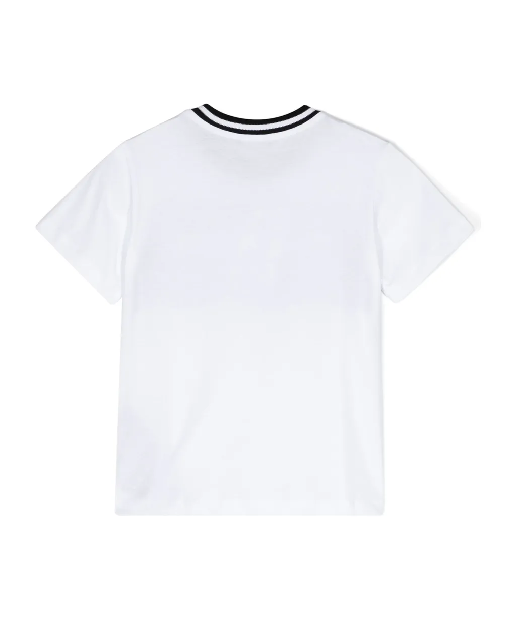 Balmain Kids Logo-Printed Crewneck T-Shirt