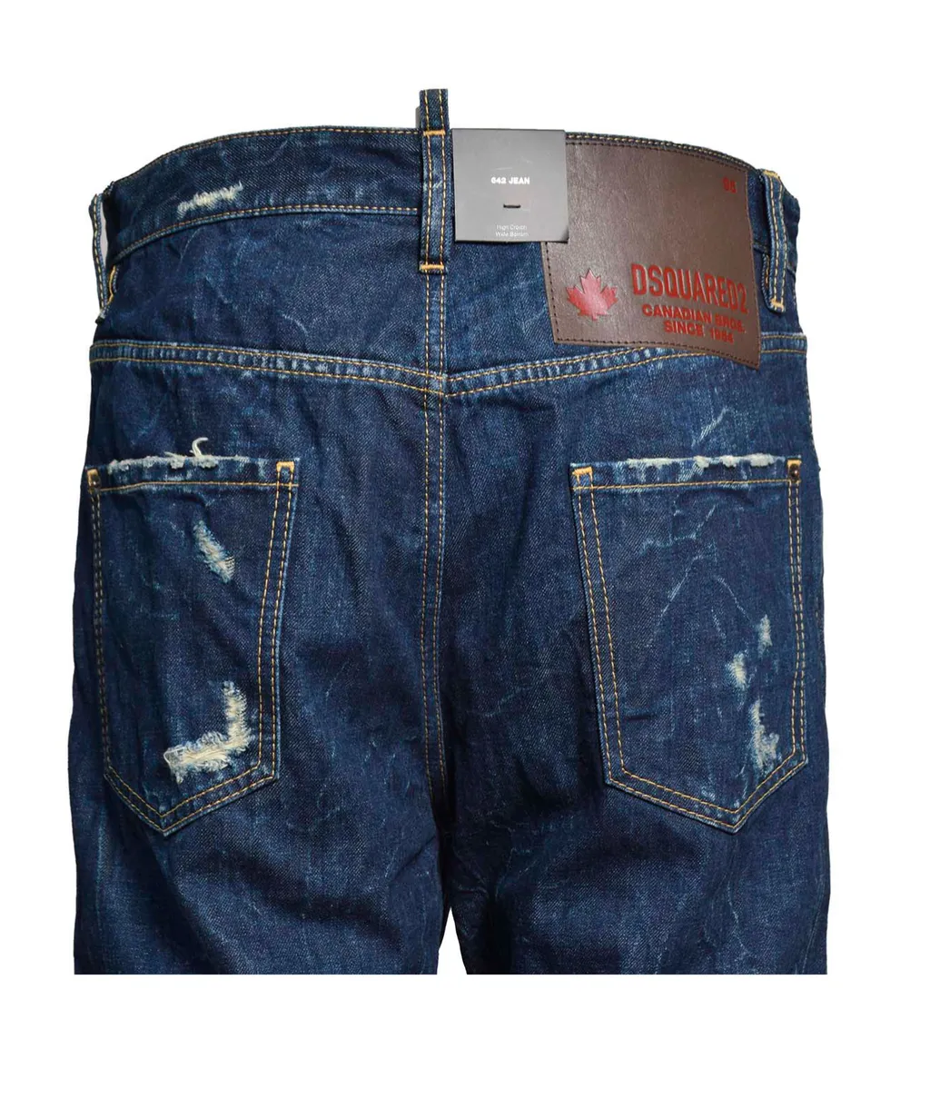 Dsquared2 642 Logo Patch Jeans
