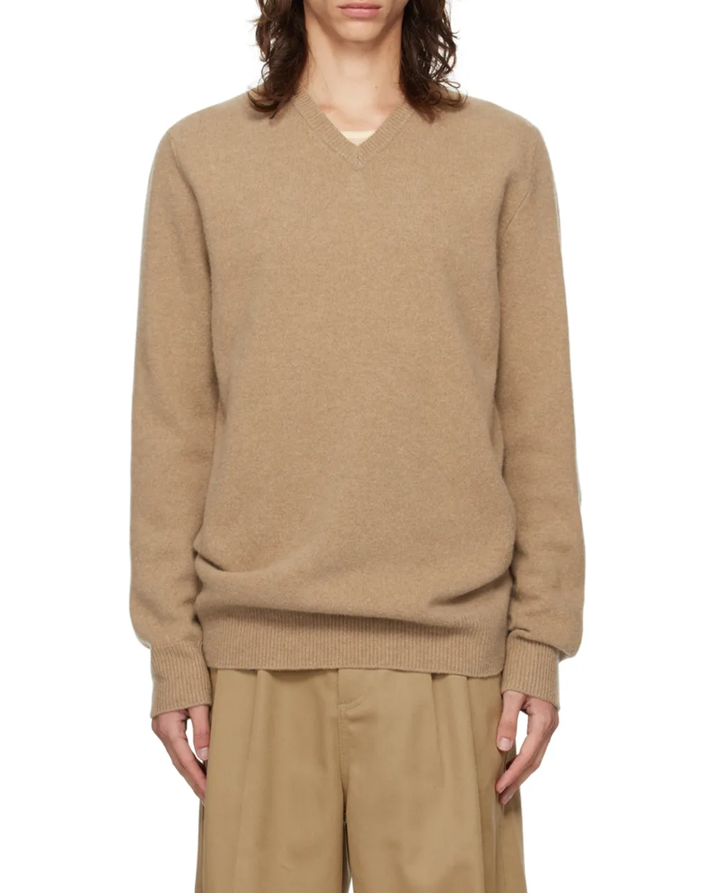 Maison Margiela Four-Stitch Knitted Jumper