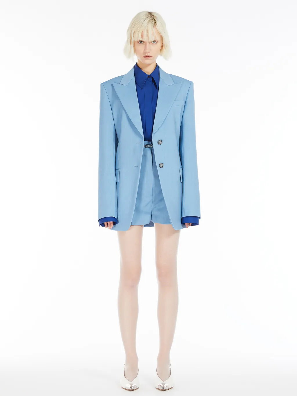 Sportmax Adorato Pleat Detailed Shorts