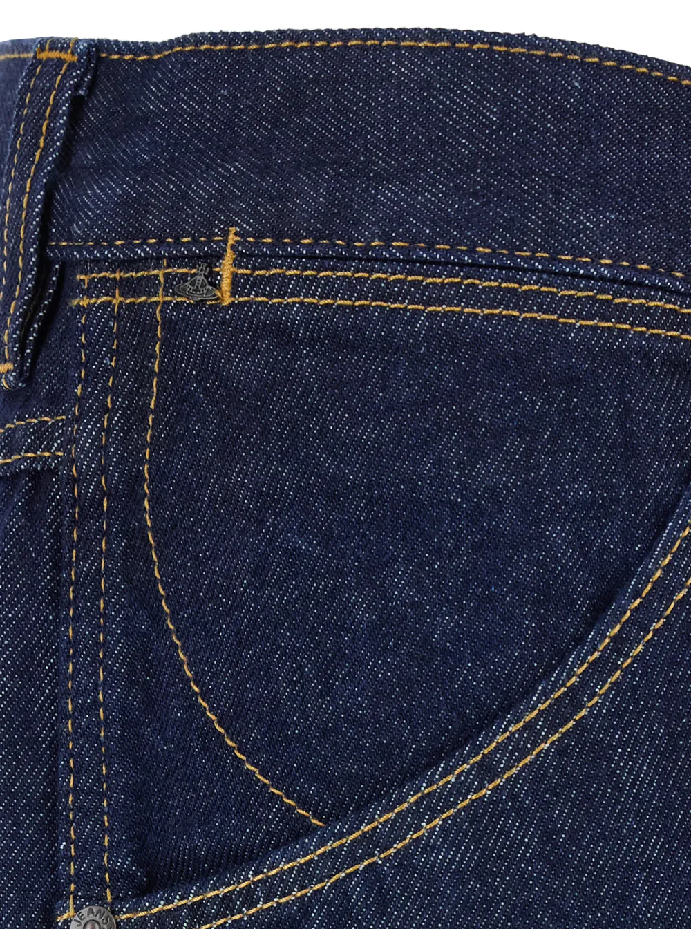 Tapered Jeans With Logo Print