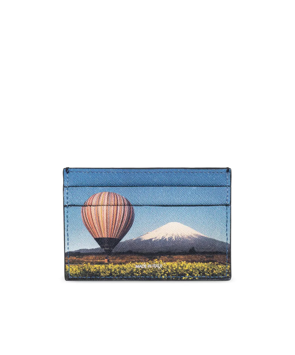 Paul Smith Signature Stripe Balloon Mount Fuji Cardholder