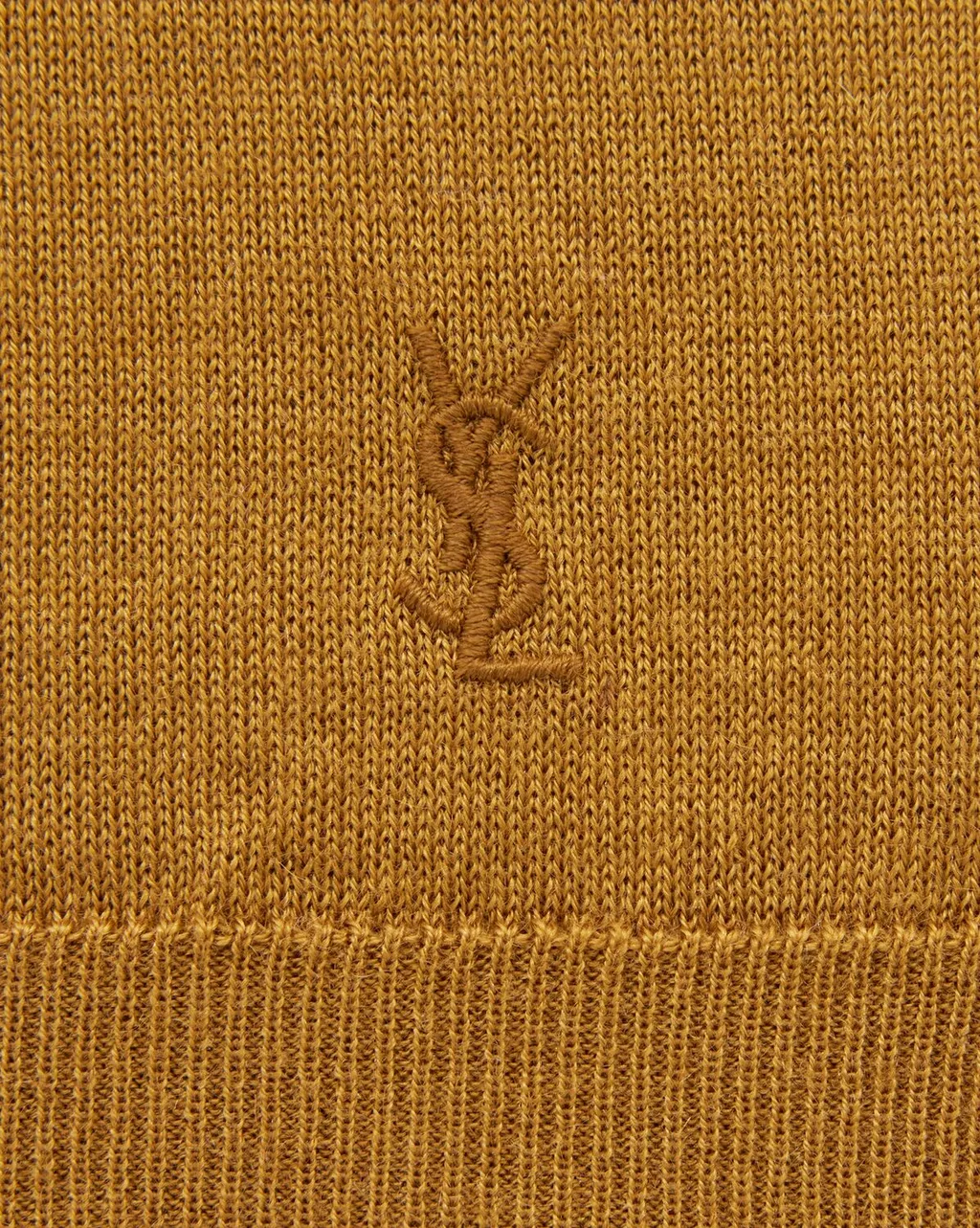 Saint Laurent Cassandre Short-Sleeved Polo Shirt