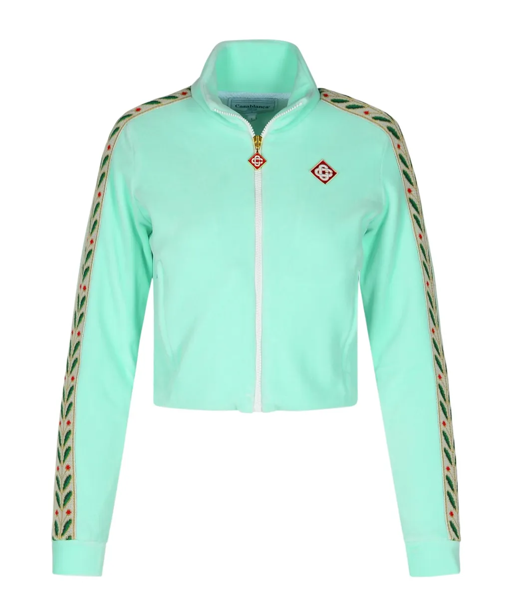 Casablanca Laurel Track Zipped Sweatshirt