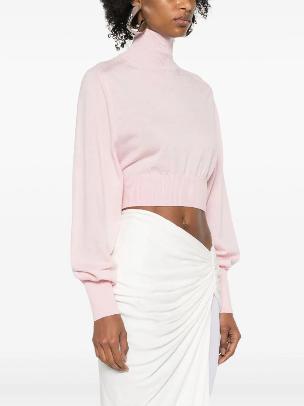 Sportmax High Neck Long-Sleeved Jumper
