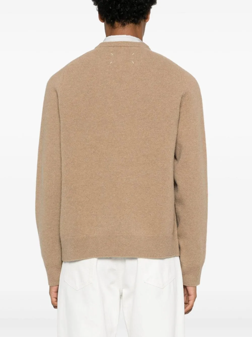Maison Margiela Four-Stitch V-Neck Jumper