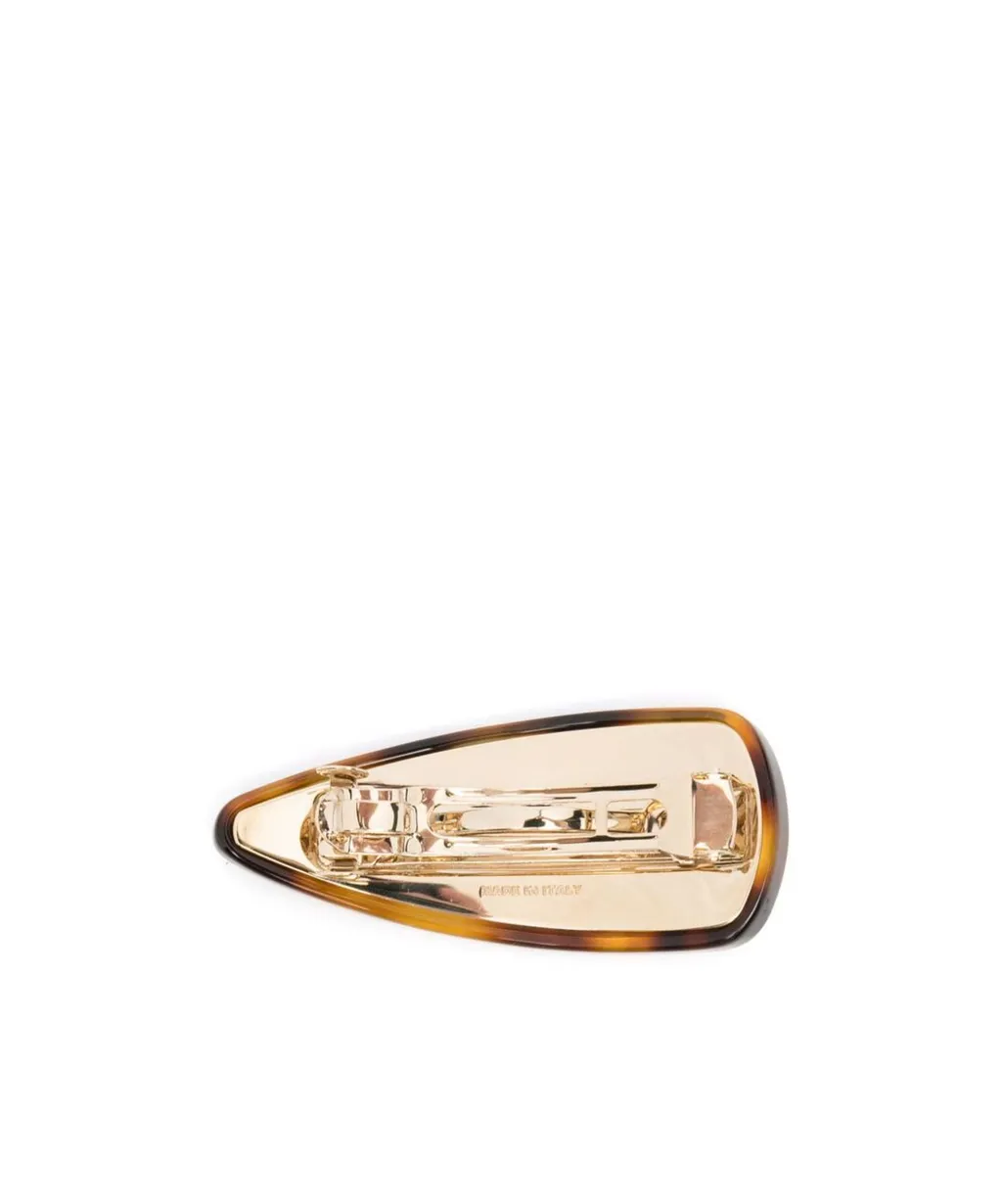 Miu Miu Logo-Lettering Clasp Fastened Hair Clip