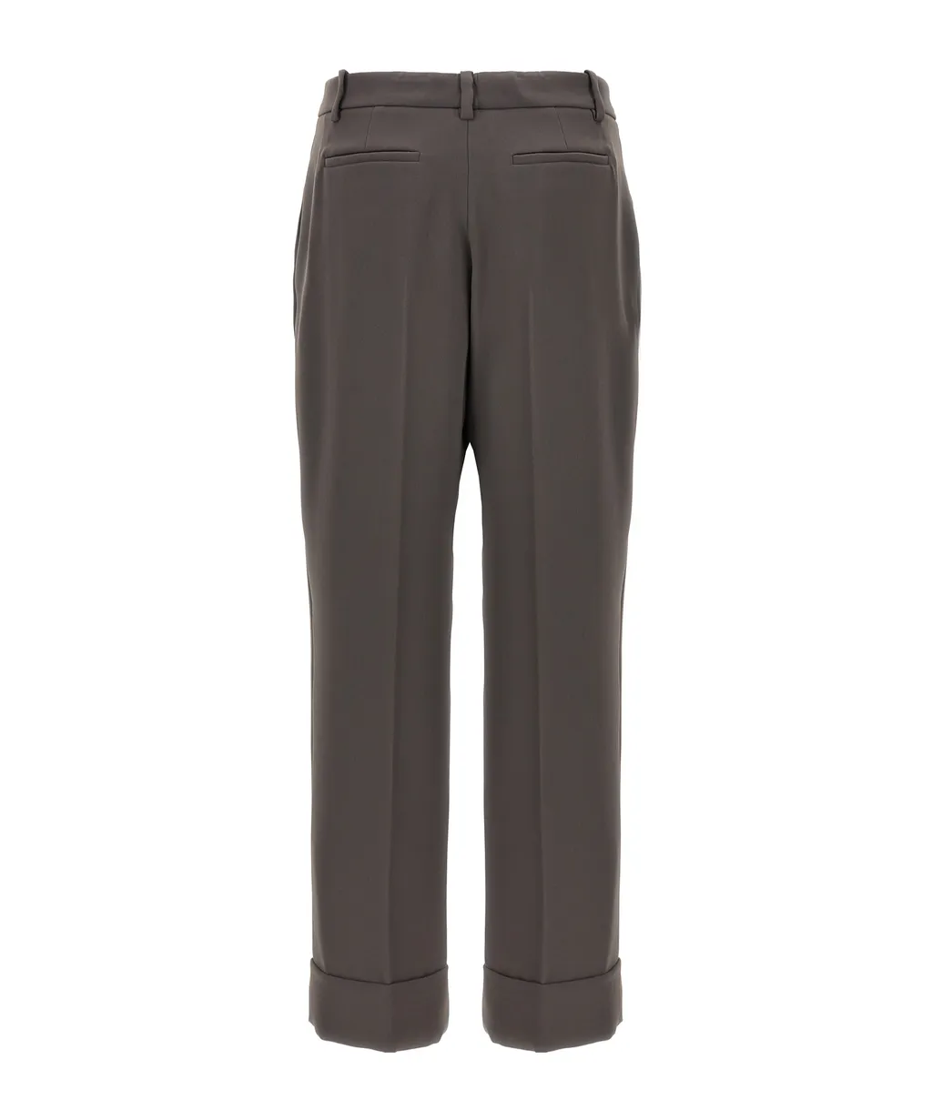 Belt-Loop Casual Pants
