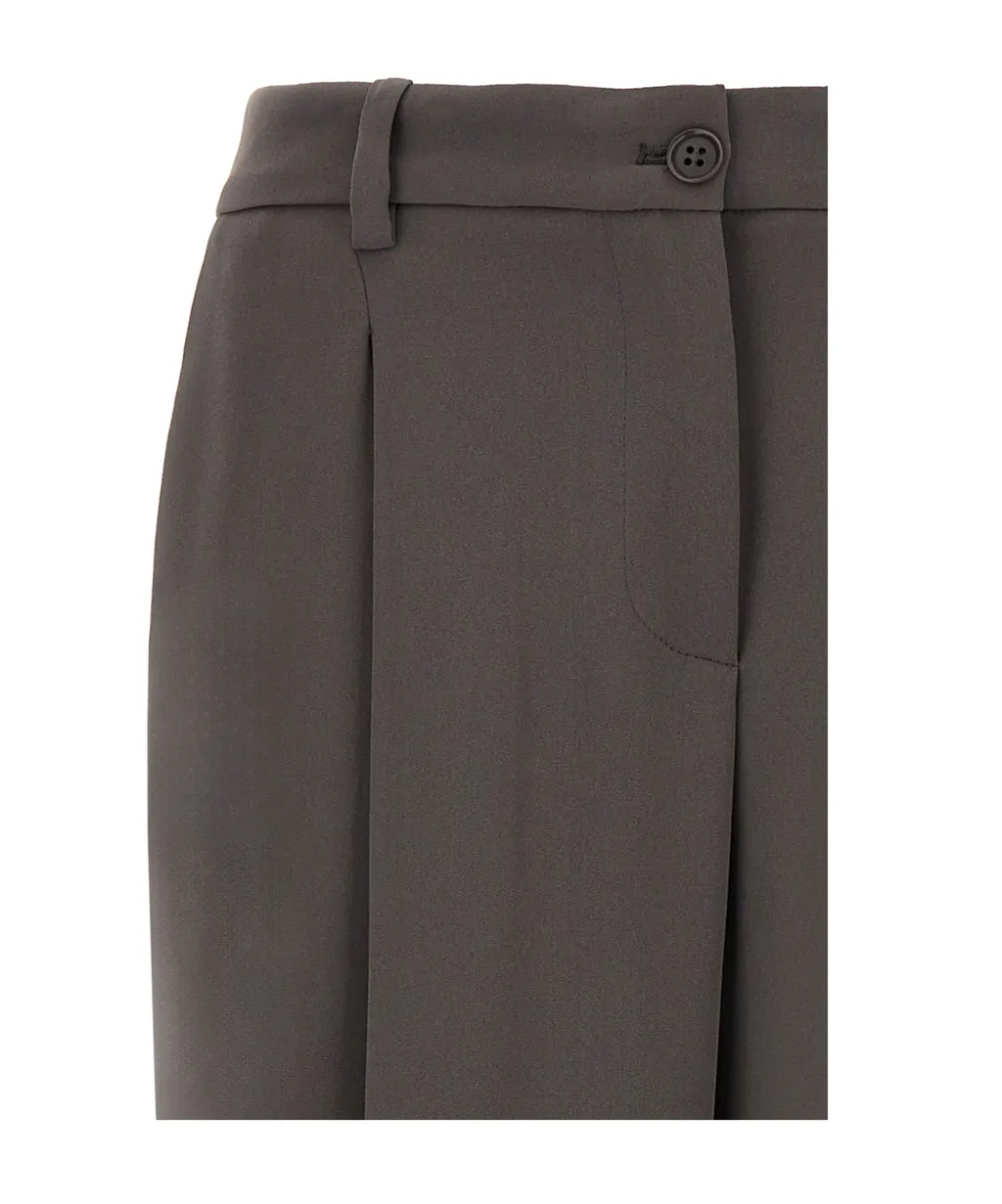 Belt-Loop Casual Pants