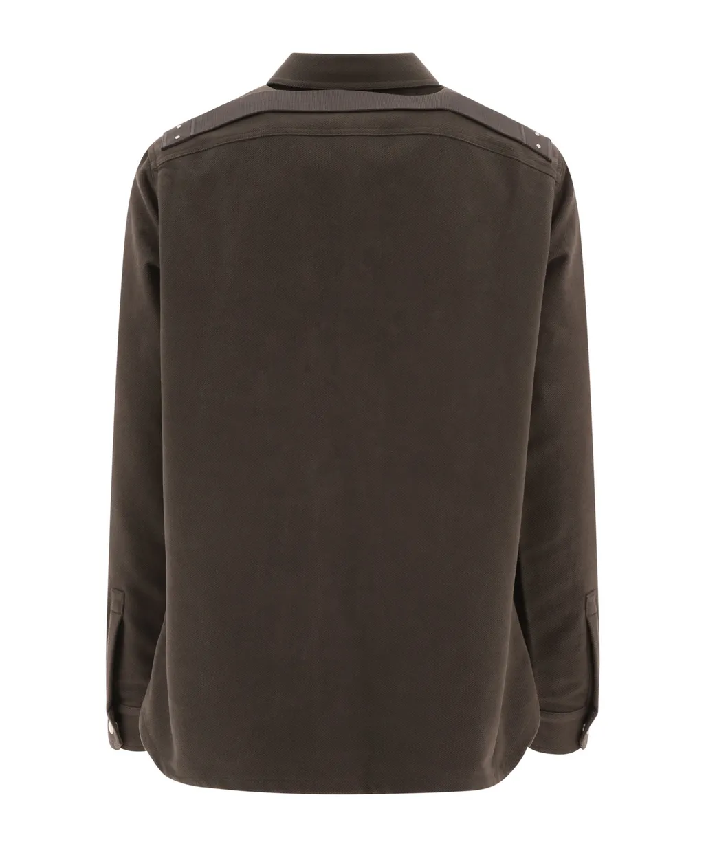 Rick Owens Snap Buttoned Denim Jacket