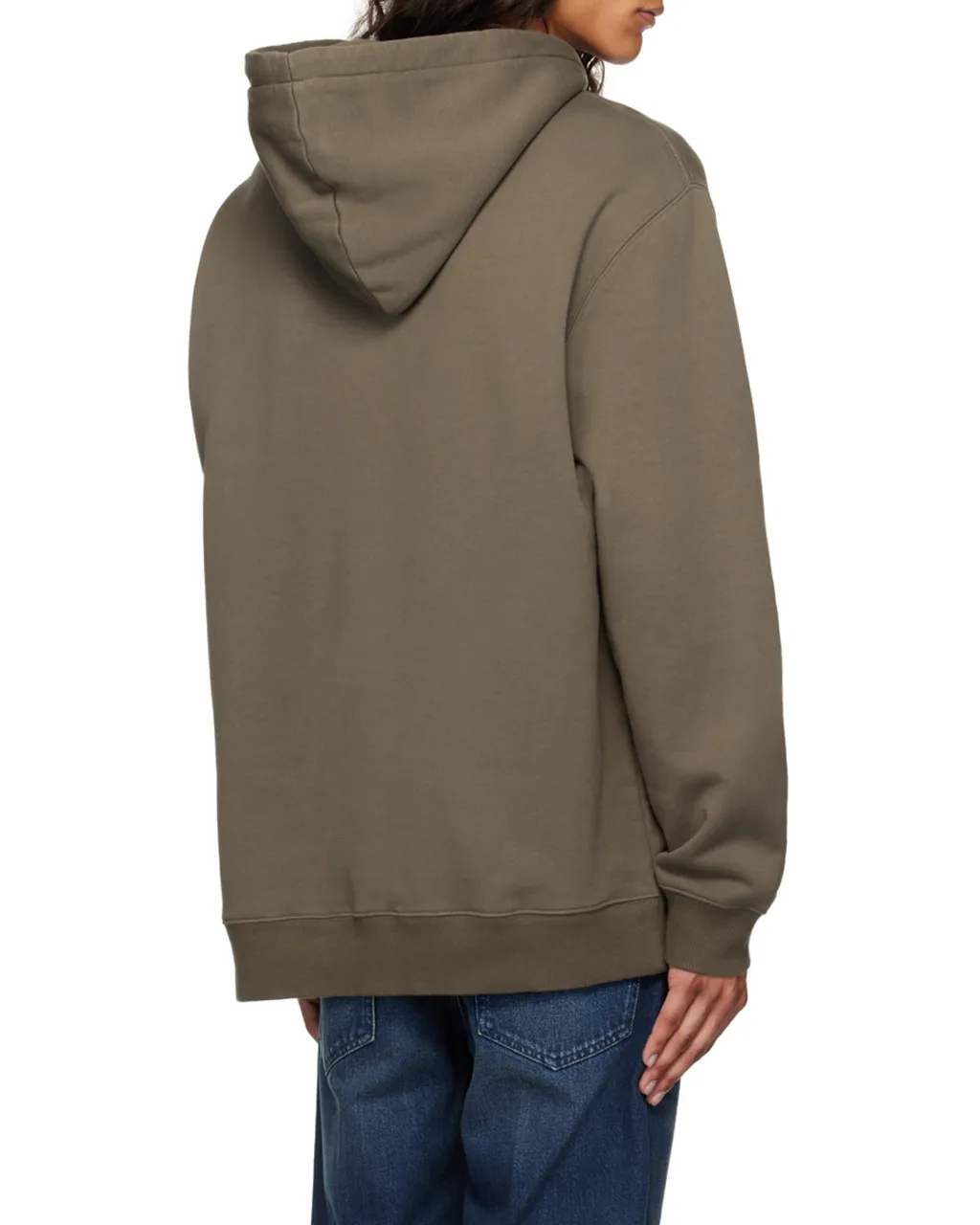 Lanvin Logo-Embroidered Lace-Detailed Drawstring Hoodie
