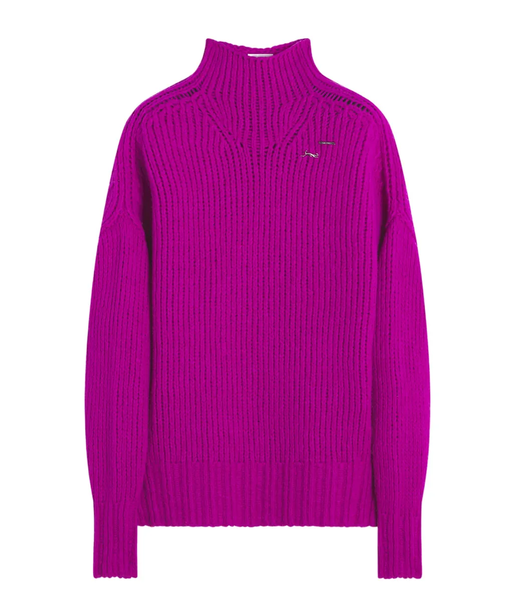 Lanvin Logo-Plaque Knitted Jumper