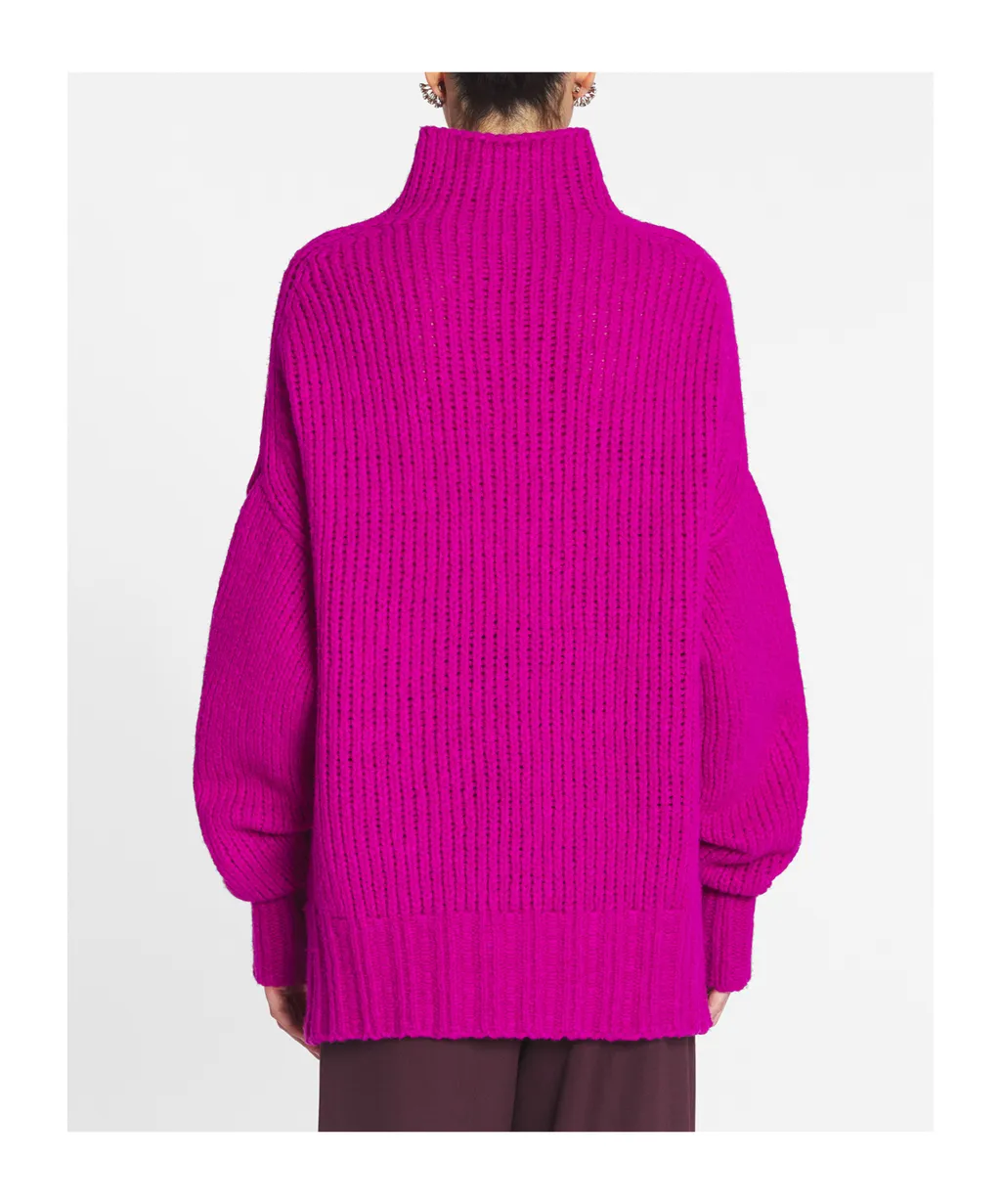 Lanvin Logo-Plaque Knitted Jumper