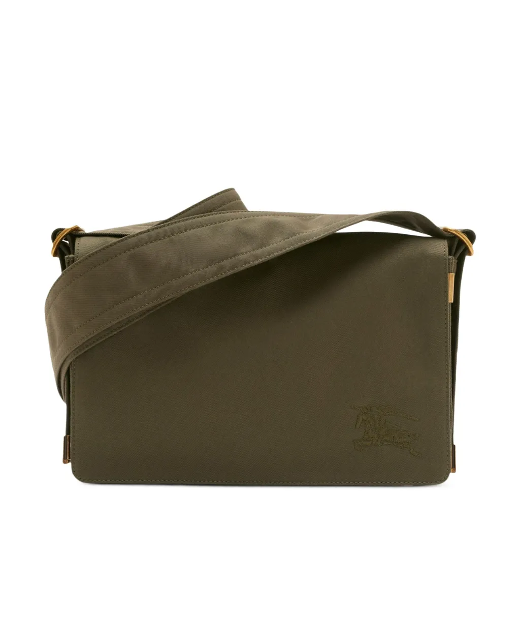 Burberry Ekd Motif Trench Gabardine Crossbody Bag