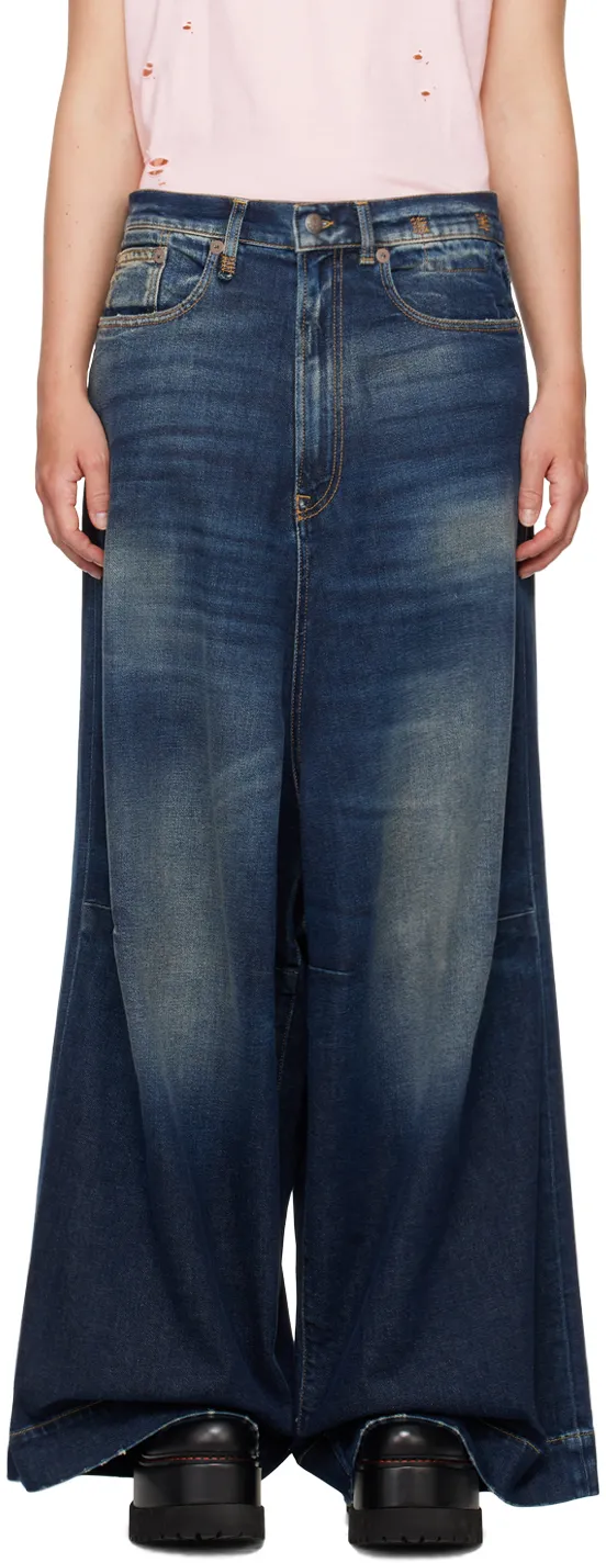 R13 Jesse Wide-Leg Jeans