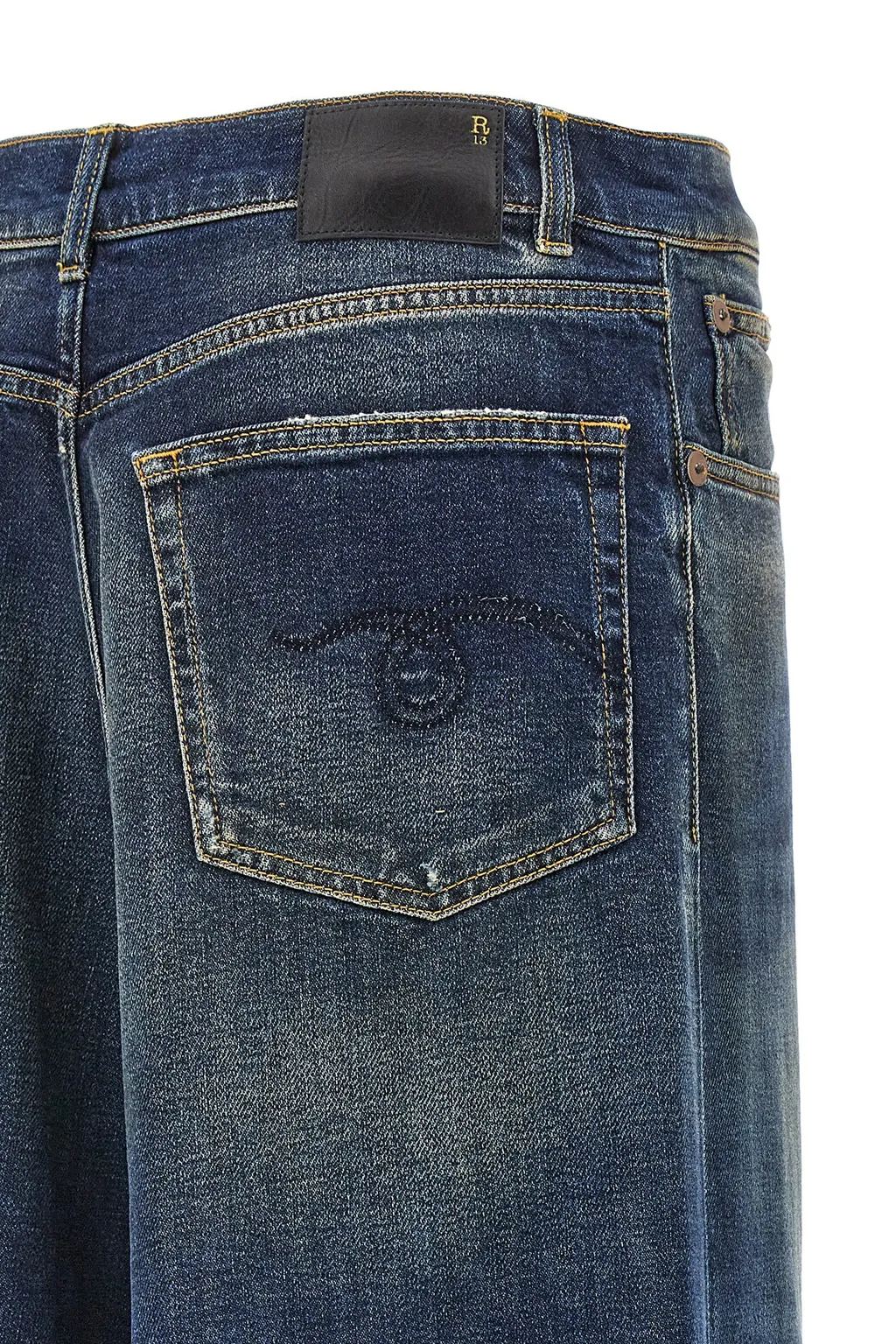 R13 Jesse Wide-Leg Jeans