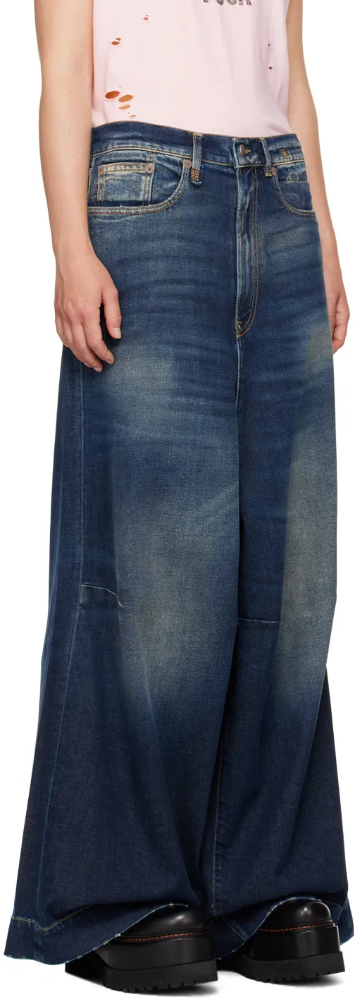 R13 Jesse Wide-Leg Jeans
