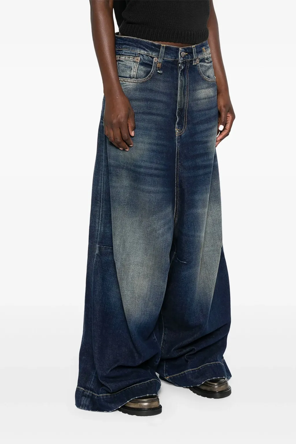 R13 Jesse Wide-Leg Jeans