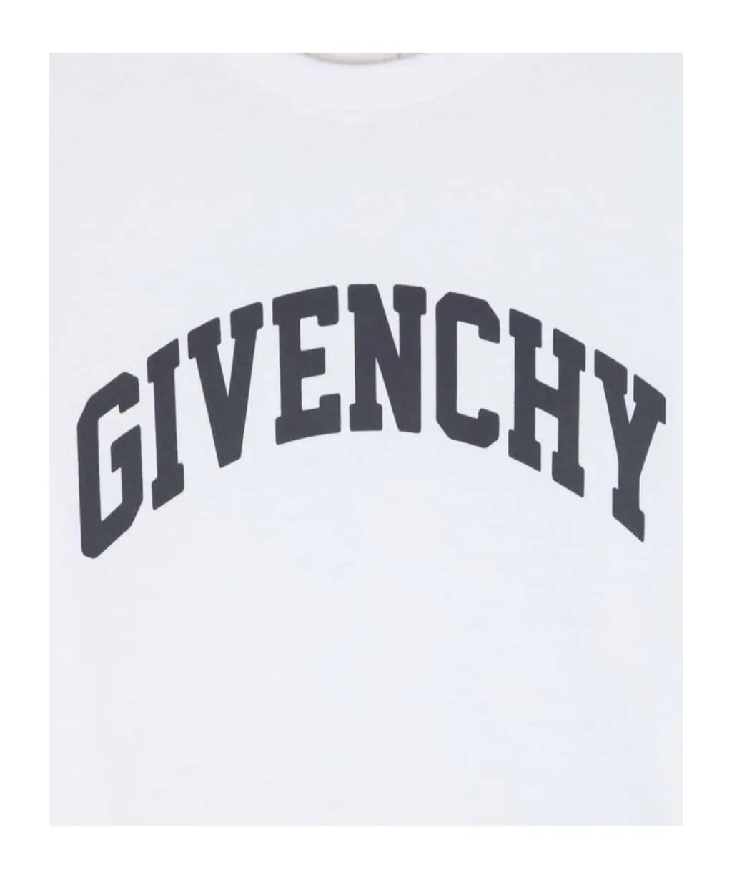 Givenchy Kids Logo Printed Crewneck T-Shirt