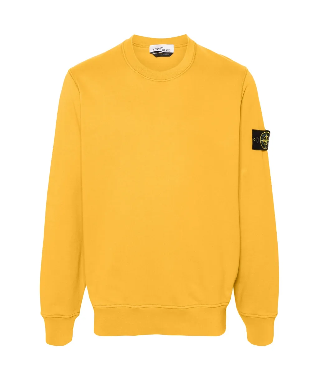 Stone Island Logo Patch Crewneck Sweatshirt