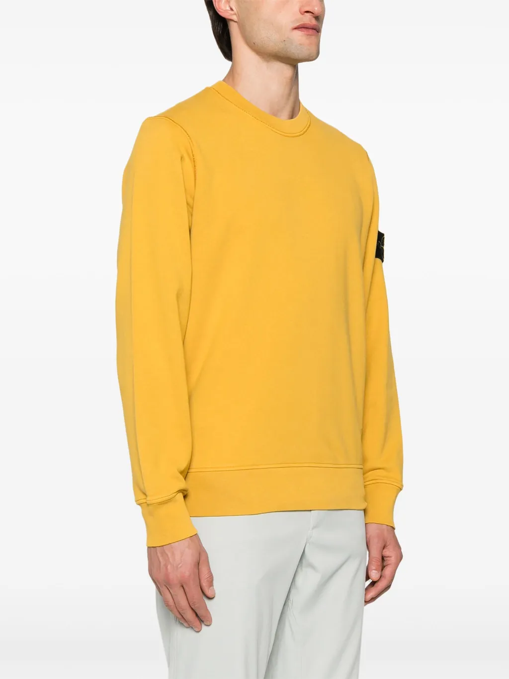 Stone Island Logo Patch Crewneck Sweatshirt