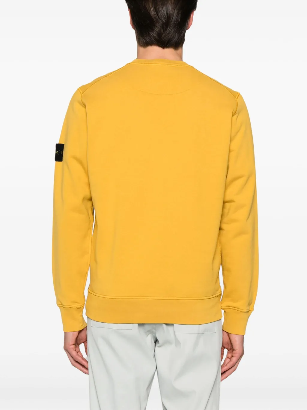 Stone Island Logo Patch Crewneck Sweatshirt